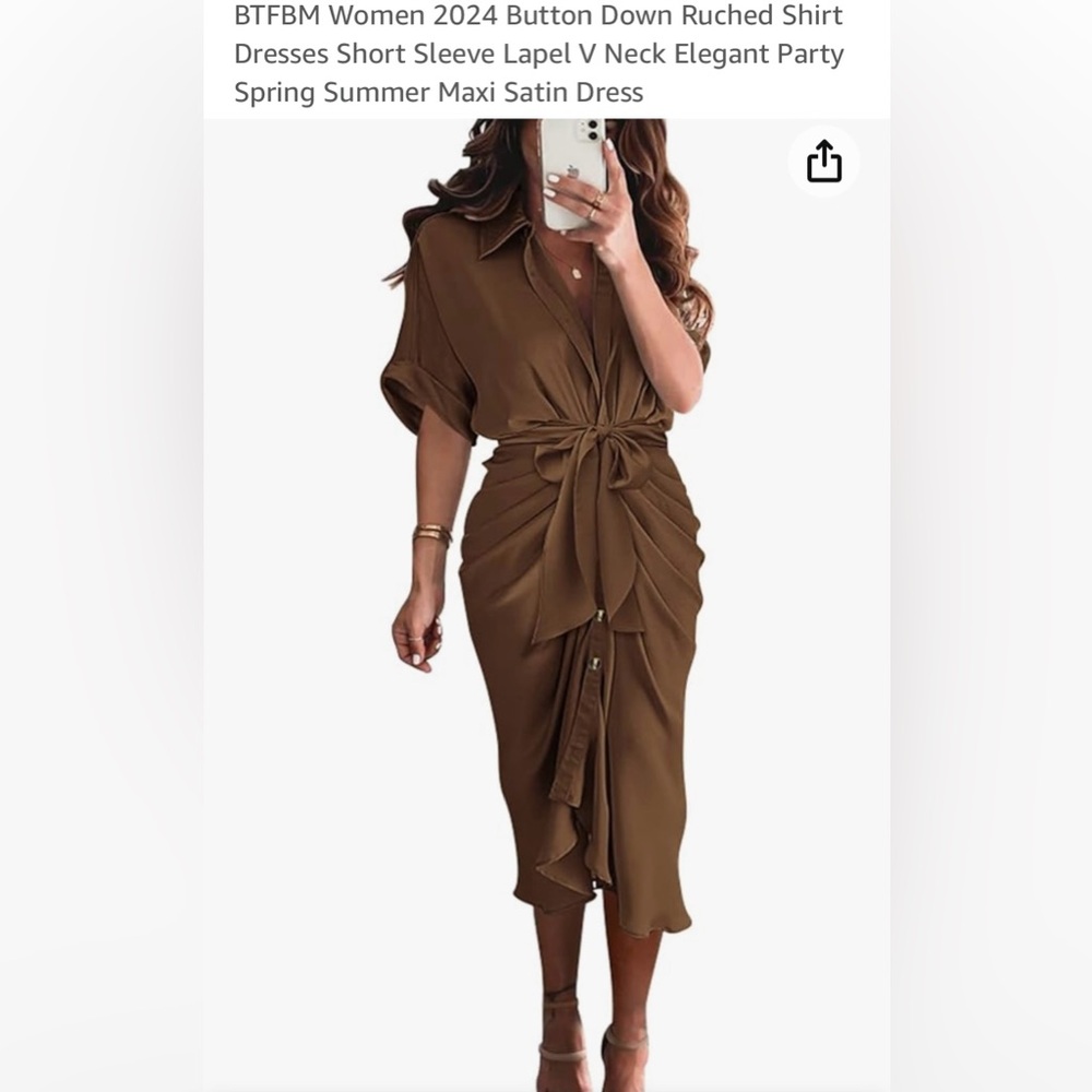 Ruched dress